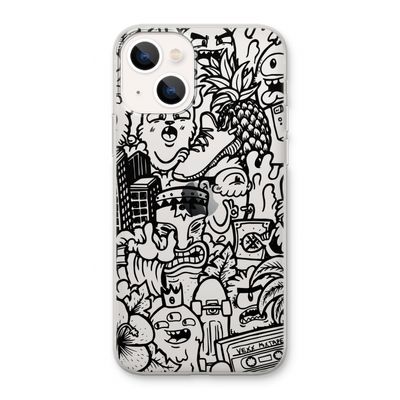 Vexx Black Mixtape: iPhone 13 Transparant Hoesje