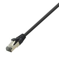 LogiLink CQ8073S RJ45 Netwerkkabel, patchkabel CAT 8.1 S/FTP 5.00 m Zwart Halogeenvrij 1 stuk(s) - thumbnail