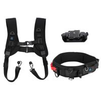 PULUZ 3 in 1 multifunctionele bundel tailleband band + dubbele schouders band + Capture Camera Clip Kits met haak voor SLR / DSLR camera's