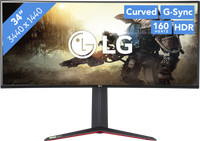 LG 34GN850P-B.AEU computer monitor 86,4 cm (34") 3440 x 1440 Pixels 2K Ultra HD LED Zwart