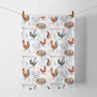 Ambiente Keukendoek Chicken Farm 50x70cm 100% Katoen