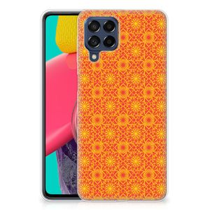 Samsung Galaxy M53 TPU bumper Batik Oranje