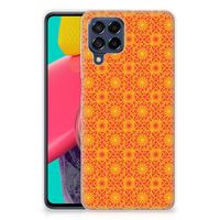 Samsung Galaxy M53 TPU bumper Batik Oranje - thumbnail