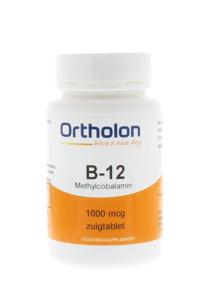 Ortholon Vitamine B12 methylcobalamine 1000 mcg (120 Zuigtab)