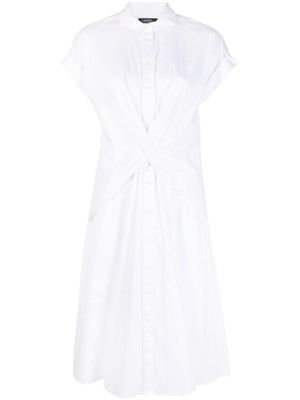 Lauren Ralph Lauren robe-chemise à manches courtes - Blanc