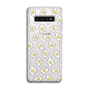 Spiegeleitjes: Samsung Galaxy S10 4G Transparant Hoesje