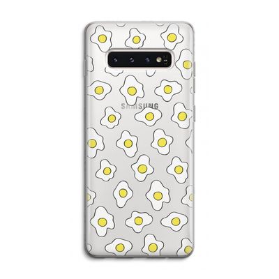 Spiegeleitjes: Samsung Galaxy S10 4G Transparant Hoesje