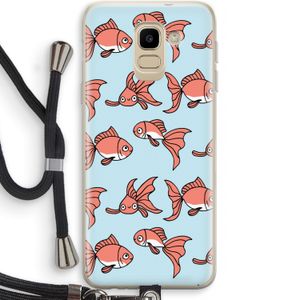 Blub: Samsung Galaxy J6 (2018) Transparant Hoesje met koord