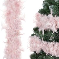 Kerstboa Kerstslinger 3 m Roze - thumbnail