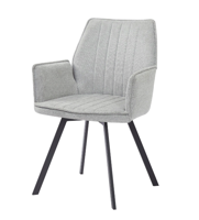Eetkamerstoel Louise Grey