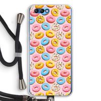 Pink donuts: Honor 10 Transparant Hoesje met koord