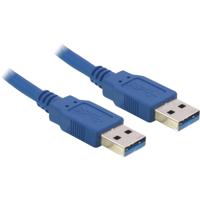 DeLOCK usb-a 3.0 > usb kabel (blauw, 1,5 meter)