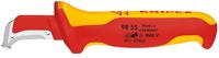 Knipex Kabelmantelmesser 009855 Metallic, Rood, Geel Mes met vast lemmet