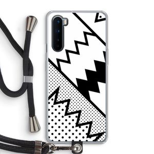 Pop Art #5: OnePlus Nord Transparant Hoesje met koord