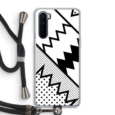 Pop Art #5: OnePlus Nord Transparant Hoesje met koord