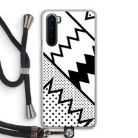 Pop Art #5: OnePlus Nord Transparant Hoesje met koord