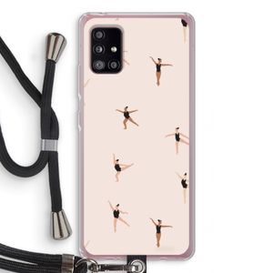 Dancing #1: Samsung Galaxy A51 5G Transparant Hoesje met koord