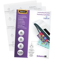 Fellowes lamineerhoes Enhance80 ft 154 x 216 mm,  160 micron (2 x 80 micron), pak van 25 stuks - thumbnail