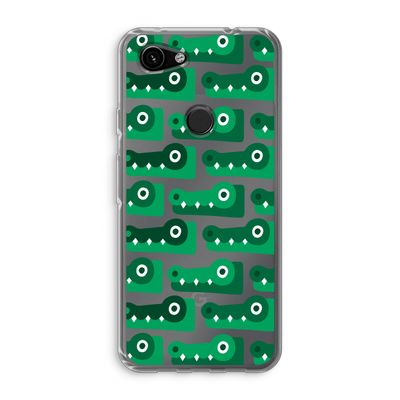 Crocs: Google Pixel 3a Transparant Hoesje