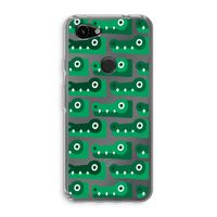 Crocs: Google Pixel 3a Transparant Hoesje