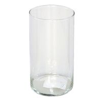 Bloemenvaas cilinder - helder glas - D10 x H25 cm - thumbnail
