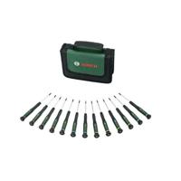 osch 13-delige schroevendraaierset (voor doe-het-zelf/modelbouw/knutselen precisie- en magnetische bits PH/TX/HEX/SL)