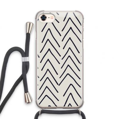 Marrakech Arrows: iPhone 7 Transparant Hoesje met koord