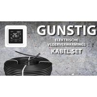 Best-Design "Gunstig" Vloerverwarmings Kabel Set 29,4 Mtr 500 Watt - thumbnail