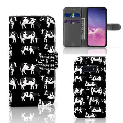Samsung Galaxy S10e | Telefoonhoesje | Met pasjeshouder | Koetjes