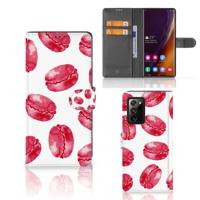 Samsung Galaxy Note20 Ultra | Book Cover | Pink Macarons