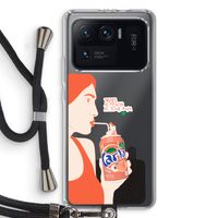 Peach please!: Xiaomi Mi 11 Ultra Transparant Hoesje met koord