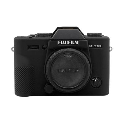 PULUZ zachte siliconen beschermhoes voor FUJIFILM XT10 (zwart)