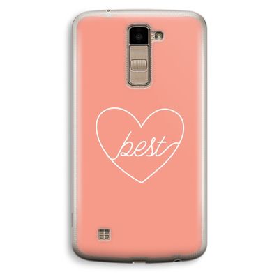 Best heart: LG K10 (2016) Transparant Hoesje