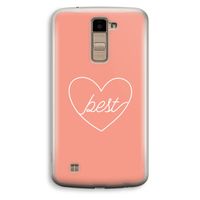 Best heart: LG K10 (2016) Transparant Hoesje