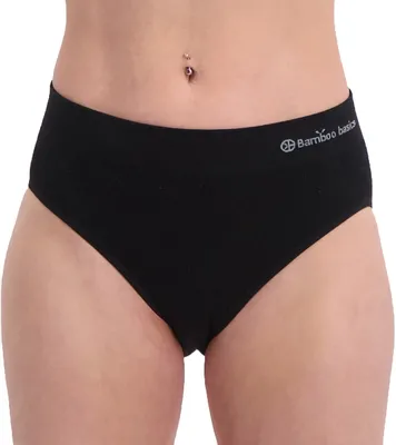 3-pak naadloze dames heup slips Rib - Rosa - Bamboe midi slips voor vrouwen - Zacht en comfortabel