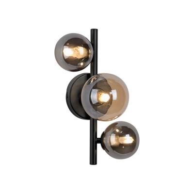 Paul Neuhaus Zwarte wandlampPopsicle 3-lichts - 9583-18