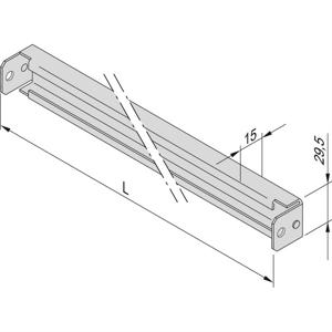 nVent SCHROFF 23130334 Profielrail 2 stuk(s)