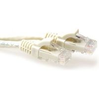 ACT Ivoor 7 meter U/UTP CAT6A patchkabel snagless met RJ45 connectoren - thumbnail