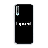 Topvent Zwart: Huawei P Smart Pro Transparant Hoesje