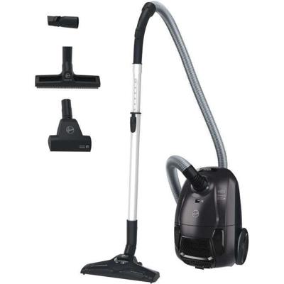 HOOVER HE1 - Stofzuiger met compacte en krachtige zak - Grote capaciteit 2,5 liter - Hoge prestaties op harde vloeren en tapijten