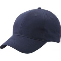 Baseball cap 6-panel navy voor volwassenen - thumbnail