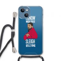 Sleigh Bells Ring: iPhone 13 mini Transparant Hoesje met koord