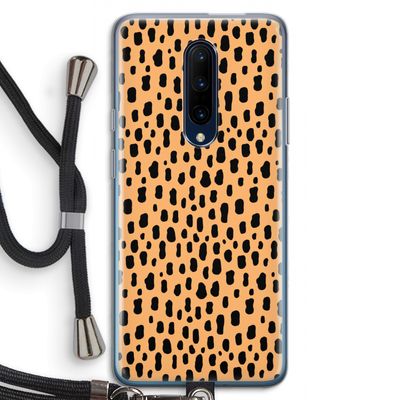 Panter: OnePlus 7 Pro Transparant Hoesje met koord
