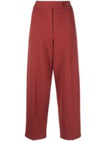 AERON pantalon Madeleine à coupe courte - Rouge