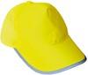 Korntex KX058K Kids´ Basic Hi-Vis Cap Montpelier - Signal Yellow - One Size