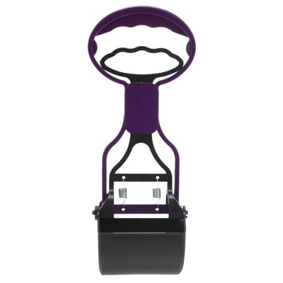 Lange handvat kaak kak Scoop schoon pick-up dierlijke afval hond puppy kat afval kiezer (paars)
