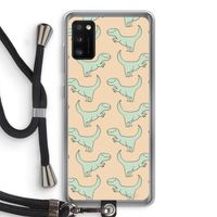 Dinos: Samsung Galaxy A41 Transparant Hoesje met koord