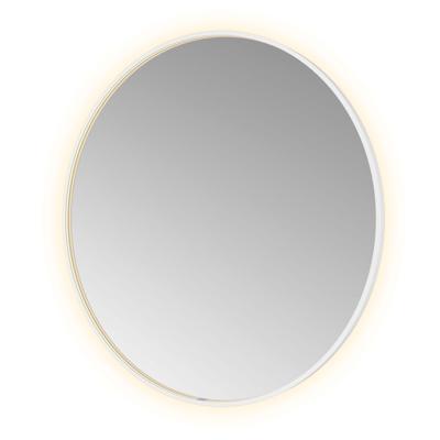 Spiegel Hotbath &MORE 120x120 cm LED-Verlichting Spiegelverwarming Rond Mat Wit