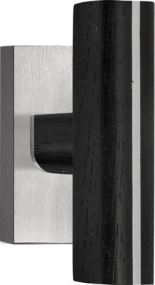 Formani draaikiepgarnituur Piet Boon TWO PBT22-DK - mat RVS/eikenhout zwart