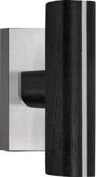 Formani draaikiepgarnituur Piet Boon TWO PBT22-DK - mat RVS/eikenhout zwart